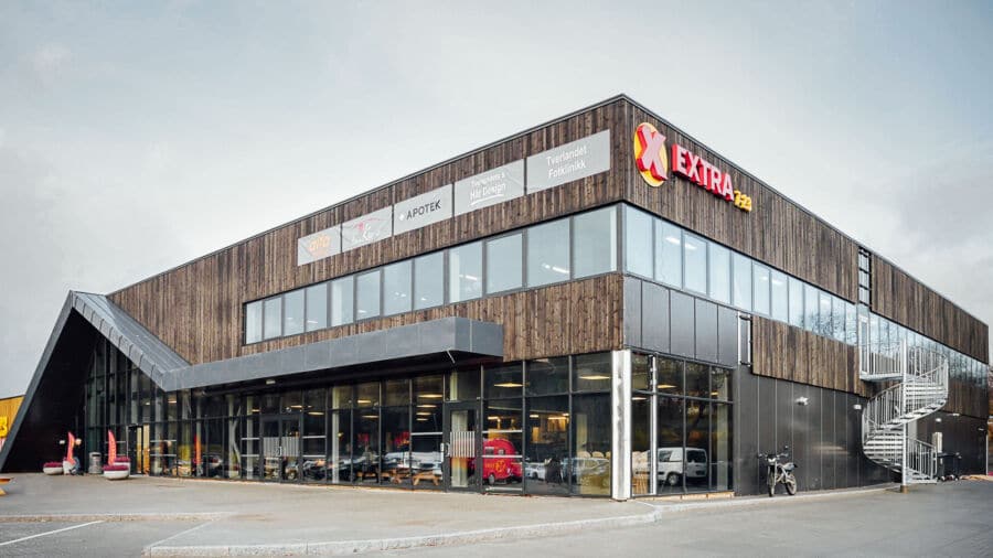 The exterior of Coop Bodø in Oslo, Norway