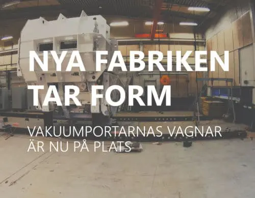 Cover photo for "Nya fabriken tar form."